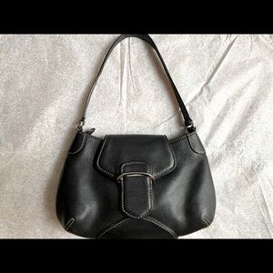 Cole Haan Black Leather Hobo Purse